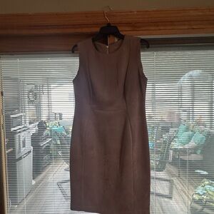 Calvin Klein Taupe Midi Dress